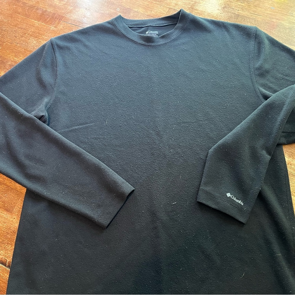 Columbia Men's Base Layer Black Long Sleeve Tee